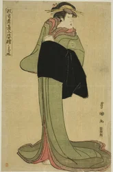 Hamamuraya: Segawa Kikunojo III as the Courtesan Koman, from the series "Portraits of Actors on Stage"