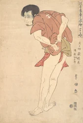 The actor Arashi Ryuzo later known as Arashi Shichigoro, 18th-19th century