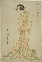 Yamatoya: Iwai Hanshiro IV as Okaru, from the series "Portraits of Actors on Stage"