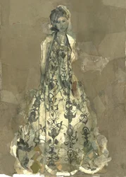 Elegant Patterned Dress