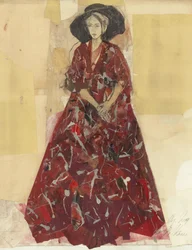Elegant Woman With Hat