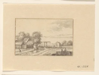 Landscape with Houses and a Drawbridge