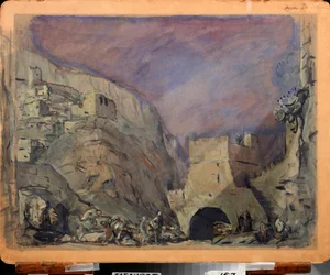 Preparatory Decor for the Opera 