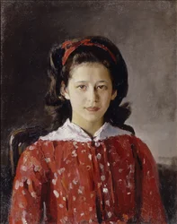 Portrait of Lyudmila Anatolyevna Mamontova 1874-1937