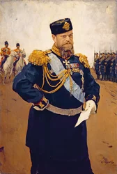 Portrait of Tsar Alexander III, 1900