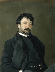 Portrait of the opera singer Angelo Masini