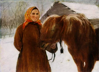 Woman with a Horse, 1898, 1965