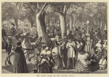 The Haupt Allee of the Prater, Vienna