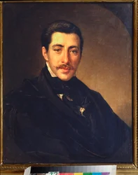 Portrait of the Author Alexander Sukhovo-Kobylin