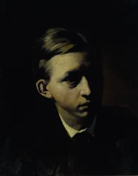Portrait of the painter Nikolai Alexeyevich Kasatkin 1859-1930, 1876