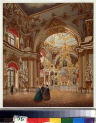 The Great Chapel of the Winter Palace in Saint Petersburg