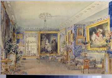 The Living Room in the Manor House Verki