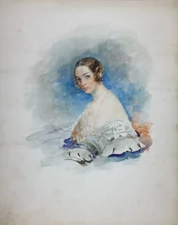 Portrait of Princess Maria Ivanovna Kochubey, née Baryatinskaya 1818-1843, 1846