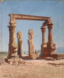 An Egyptian Temple Ruin