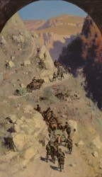 Artillery in the Caucasian Mountains