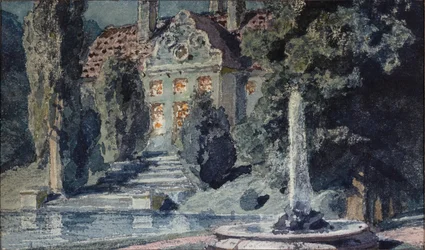 Stage Design for the Opera Boris Godunov by M. Mussorgsky