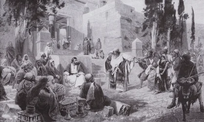 Jesus and the woman caught in adultery