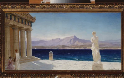 Ancient Landscape (Greece) - Painting by Vasily Dmitrievich Polenov (1844-1927)