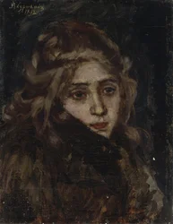 Princess Maria Alexandrovna Menshikova. Study for Menshikov in Berezov