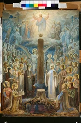 The Glory of the Georgian Orthodox Church: Illustration of the Legend of the Living Column