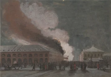 Fire in the Salt Trade Rows