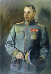 Portrait of the Marshal of the Soviet Union and Poland, Konstantin Rokossovsky (1896-1968)