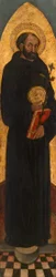 Saint Nicholas of Tolentino from an Augustinian altarpiece