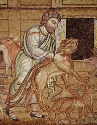 Life of Noah, the ark (detail)
