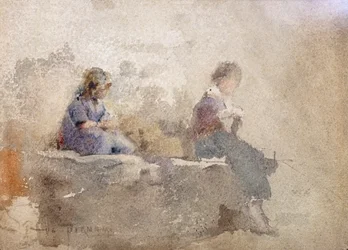 Two young women