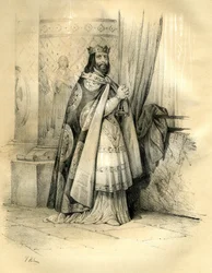 Dagobert I (v.600-639) King of Austrasia (623 to 629), King of All Franks (629 to 634), King of Neustria and Burgundy (634 to 639). The Reign of Dagobert I