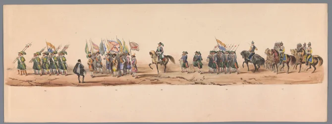 Historical Parade at the Bicentennial of Utrecht University, 1836 (plate 9)