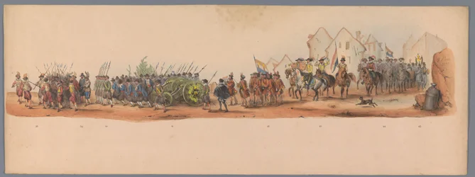 Historical Parade at the Second Centennial of the Utrecht University, 1836 (plate 10)