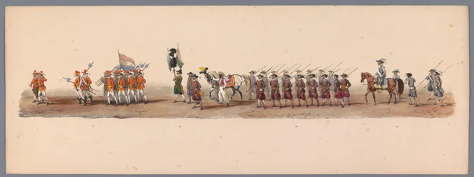 Historical Parade at the Second Centennial of Utrecht University, 1836 (Plate 3)