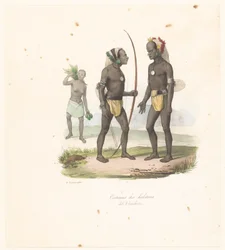 Clothing of the inhabitants of Vanikoro (Voyage of discovery of the Astrolabe)