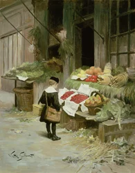 Little Boy at the Market