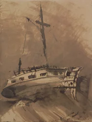 A Ship in Choppy Seas, 1864