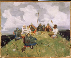 Boyan Playing Gusli