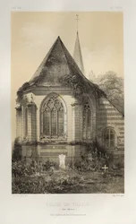 Picturesque Architecture or Monuments of the 15th and 16th Centuries: Castles of France of the 15th and 16th Centuries: Pl. 56, Church of Tilleul (Lower Seine)