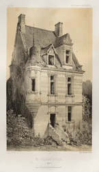 Picturesque Architecture or Monuments of the 15th and 16th Centuries: Castles of France of the 15th and 16th Centuries: Pl. 79, Le Plessis-Dumée (Yonne)
