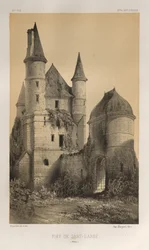 Picturesque Architecture or Monuments of the 15th and 16th Centuries: Castles of France of the 15th and 16th Centuries: Pl. 82, Fief de Sart-l