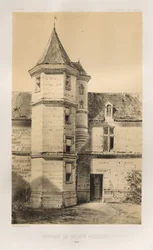 Picturesque Architecture or Monuments of the 15th and 16th Centuries: Castles of France of the 15th and 16th Centuries: Pl. 87, Priory of Sainte Gaudulfe (Eure)