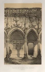 Picturesque Architecture or Monuments of the 15th and 16th Centuries: Castles of France of the 15th and 16th Centuries: Pl. 41, Gallery of the Castle of Jouancy (Saone et Loire)