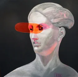 Futuristic Visor Portrait