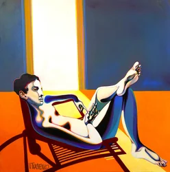 Reclining Man in Sunlight