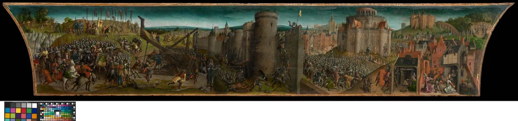 Conquest of Jerusalem by Titus (predella)