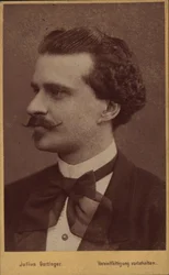 Portrait of the composer Eduard Strauss, 1874
