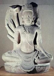 Shiva with Ten Arms, from Thap Banh It Temple, Binh Dinh, Vietnam