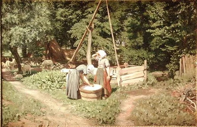 Young Girls at the Well