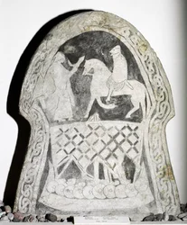 Runestone with a Horseman, 7th-8th Century