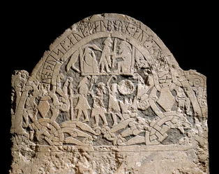 Viking burial stone of Sanda